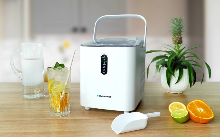 Lód w 8–9 minut, wydajność do 12 kg/dobę