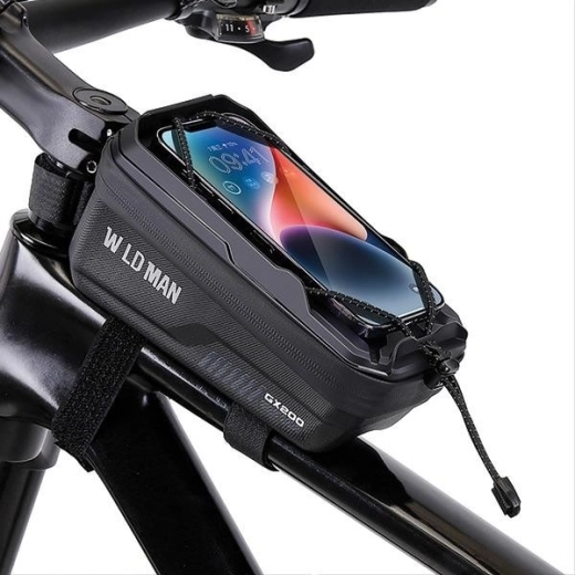 Wildman torba na górną rurę ramy z etui na telefon GX200 czarna