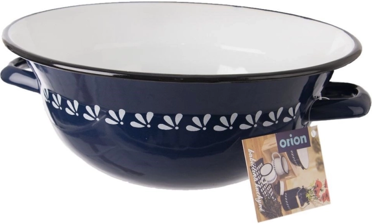 Stylowy niebiesko-biały design