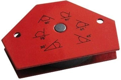 Kątownik spawalniczy magnetyczny 95 × 64 mm (105°, 125°, 140°)