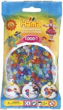 Koraliki do prasowania Hama MIDI brokatowe, 1000 szt.