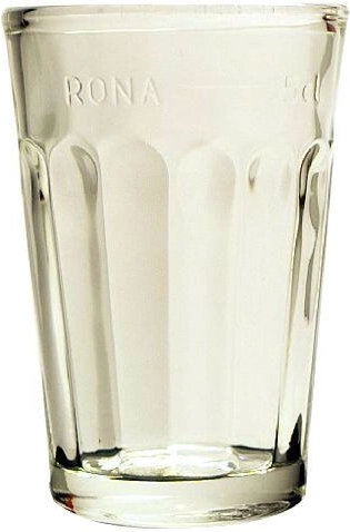 Kieliszek miarowy 50 ml z cechą, przezroczysta szklana szklanka