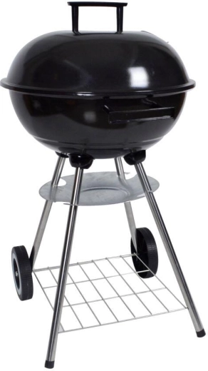 Okrągły grill węglowy z pokrywą 47 cm