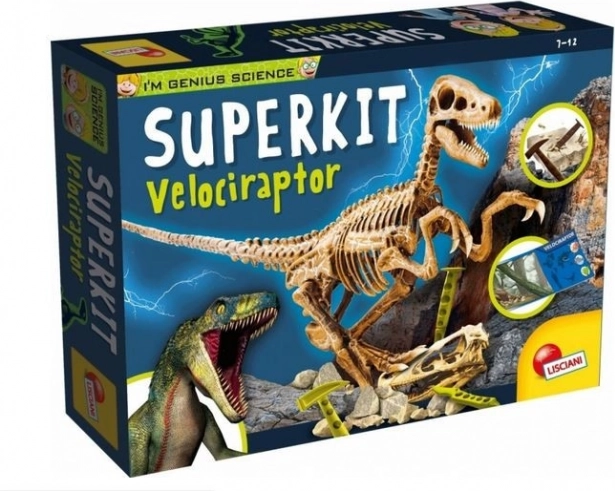 Zestaw edukacyjny I'm Genius Superkit Velociraptor