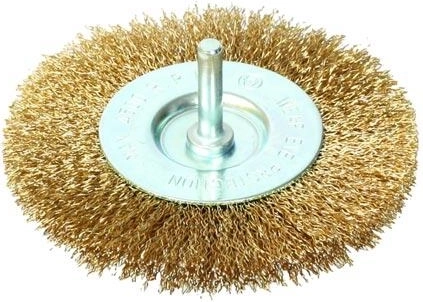 Szczotka okrągła na trzpieniu 60 mm pofalowana FESTA