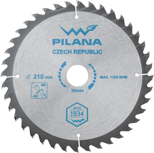 Tarcza pilarska PILANA SK 5255 WZ 210 mm, 40 zębów