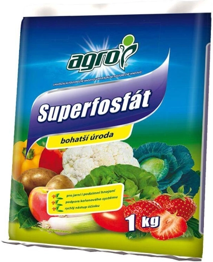 Superfosfat 1 kg Agro – skoncentrowany nawóz fosforowy