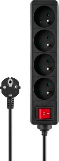 Listwa zasilająca 4 gniazda, 3 m, LZ-14