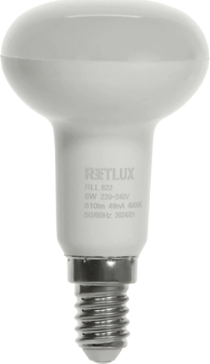 Reflektorowa żarówka LED Retlux E14 6 W 4000 K