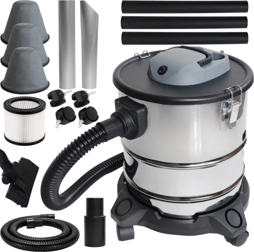 Przemysłowy odkurzacz do popiołu 20 l 1200 W