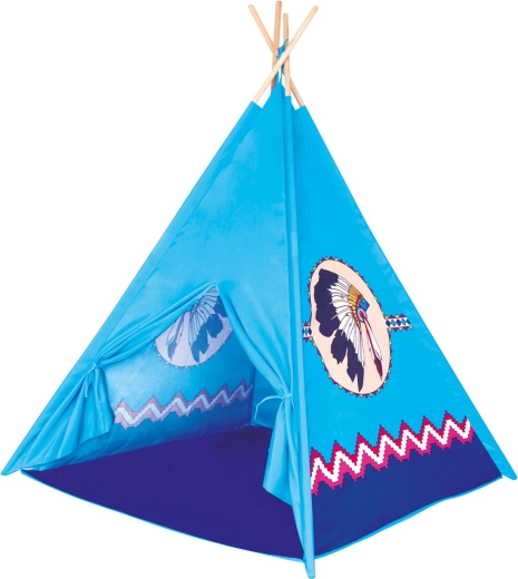 Bino niebieskie tipi indiańskie