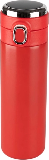 Czerwony kubek termiczny 420 ml z wyświetlaczem LED
