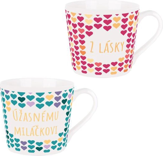 Zestaw prezentowy ceramicznych kubków TORO dla wspaniałego ukochanego, 2×400 ml