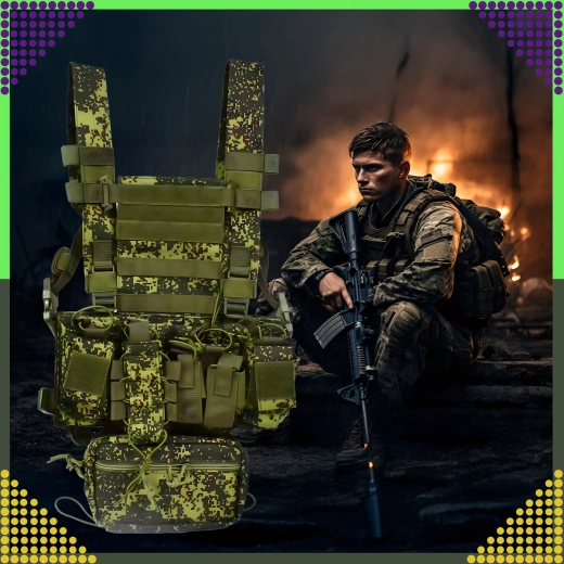 Lekka i wytrzymała konstrukcja z laser-cut MOLLE
