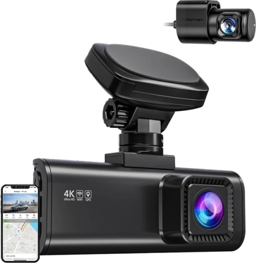 Wideorejestrator REDTIGER F7N Pro 4K UHD z tylną kamerą