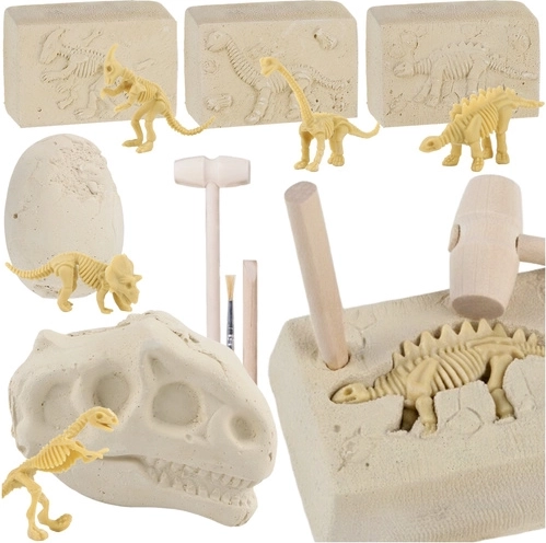 Kruzzel wykopaliska dinozaurów 5 w 1 – zestaw paleontologiczny