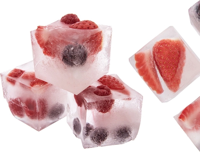 XXL kostki, które topią się wolniej