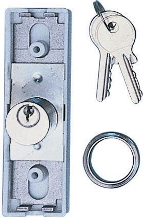 Zamek rozporowy meblowy 702A bez prętów, prawy/lewy, 1 klucz