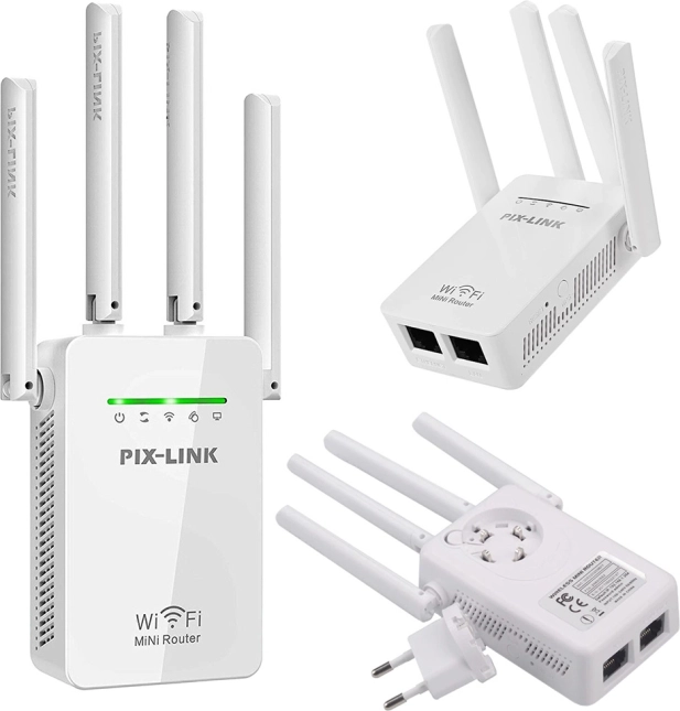 Wydajny wzmacniacz sygnału WiFi 300Mbps WPS