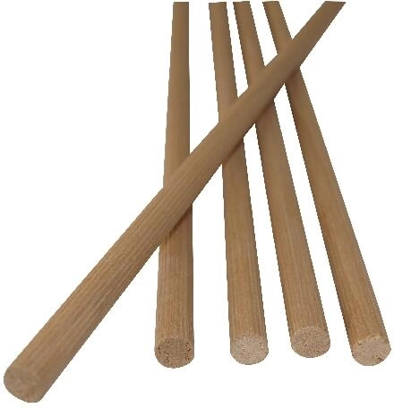 Rowkowany drewniany kołek 6 mm FSC (5 szt. = 4 mb)