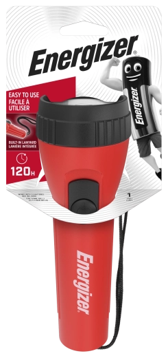 Energizer latarka ręczna Black & Silver, plastik, 2× D