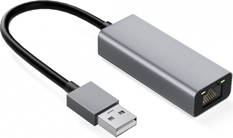 Aluminiowy adapter USB-C na RJ45 10/100/1000 Mb/s