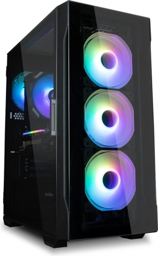 I3 Neo TG mid tower RGB czarna obudowa PC z 4 wentylatorami