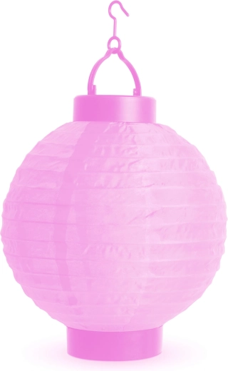Różowy lampion LED