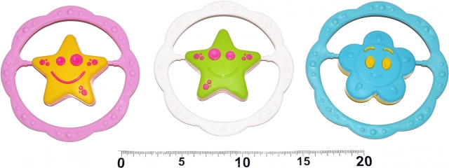 Grzechotka z kółkiem i gwiazdką MaaMaa