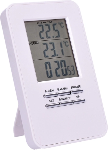 Temperatura wewnętrzna i zewnętrzna na jednym wyświetlaczu