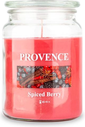 Świeca zapachowa w szkle PROVENCE spiced berry 95 godzin