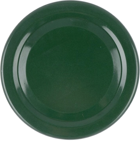 Metalowa zakrętka twist-off 63 mm zielona (10 szt.)