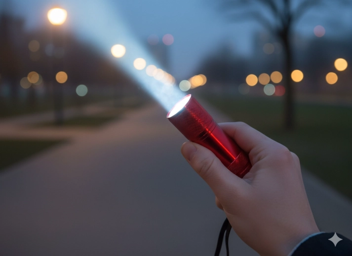 Mocne światło z 9 diod LED