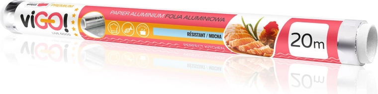 Folia aluminiowa 20 m x 29 cm, 10 µm