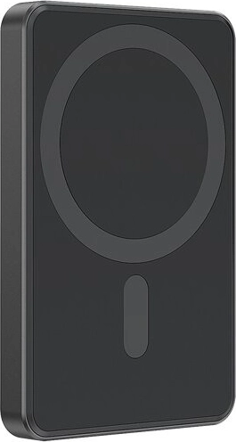 Magnetyczny bezprzewodowy powerbank 5000 mAh 15 W czarny