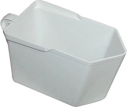 Pojemnik do szafki kuchennej z plastiku 10 × 12 × 19,5 cm, biały