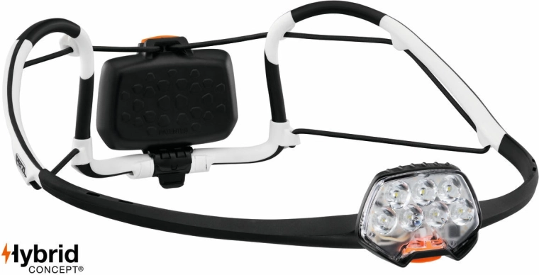 Petzl IKO czołówka z paskiem AIRFIT, czarna