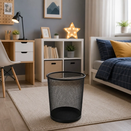 Elegancki czarny design i okrągły kształt