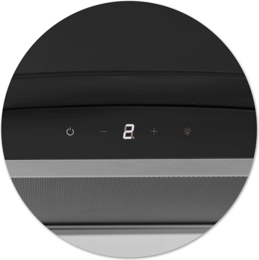 Sterowanie dotykowe i 3 prędkości