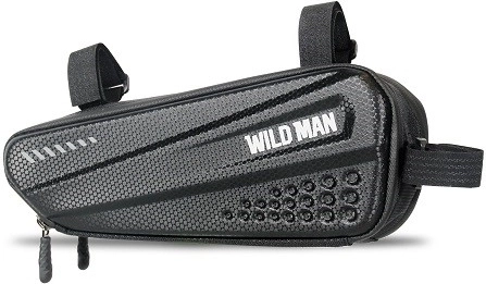 Wild Man wodoodporna torba ramowa na rower 1,2 l czarna