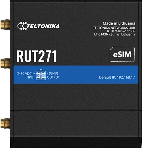 Teltonika RUT271 przemysłowy router LTE z eSIM - 1 sztuka