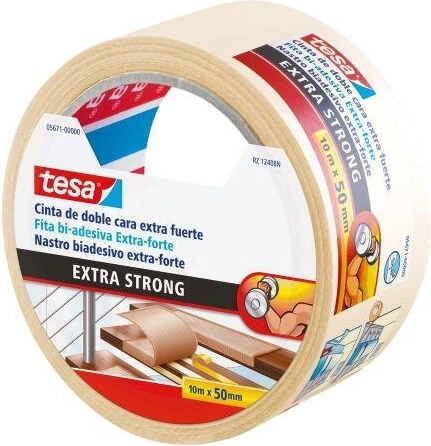 Taśma do wykładzin 50 mm × 10 m, mocno klejąca Tesa