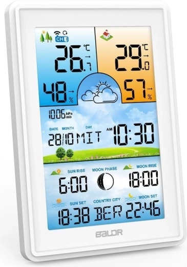 Duży kolorowy wyświetlacz LCD dla łatwego odczytu