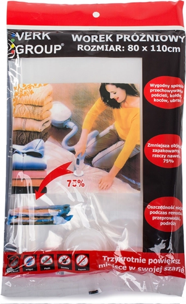 Workowy próżniowy do przechowywania 80 × 110 cm – Duży
