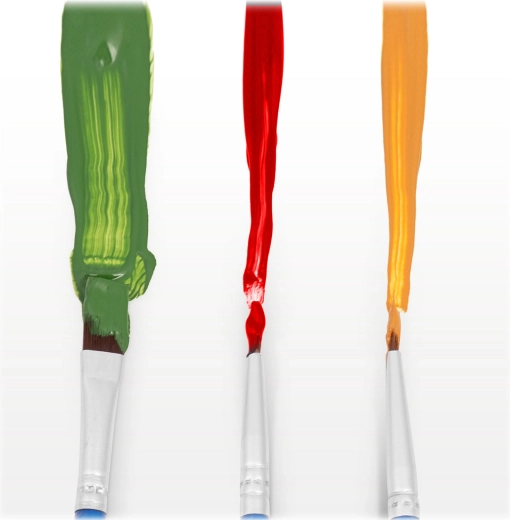 Zestaw pędzli do detali i dużych powierzchni