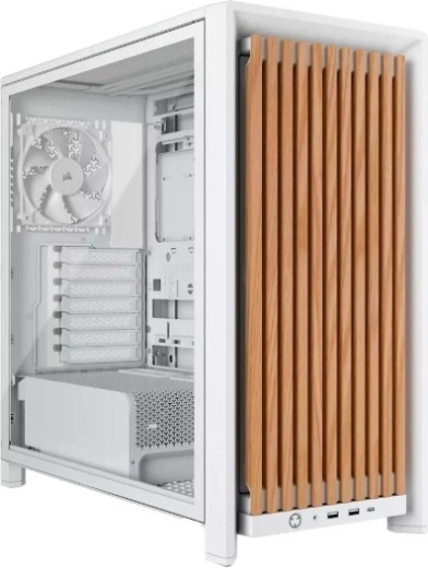 Corsair Frame 4000D WOOD RS modularna obudowa mid-tower biała/dąb