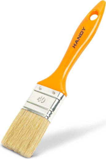 Płaski pędzel malarski z plastikowym uchwytem 40 mm