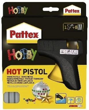 Termiczny pistolet do kleju 70 W, średnica 11 mm z 6 wkładami Pattex
