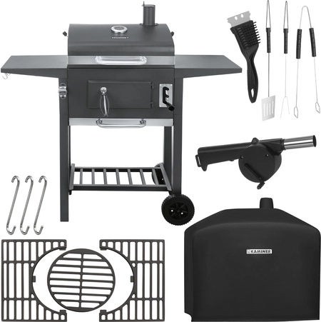Precyzyjna kontrola temperatury z pokrywą i kominem