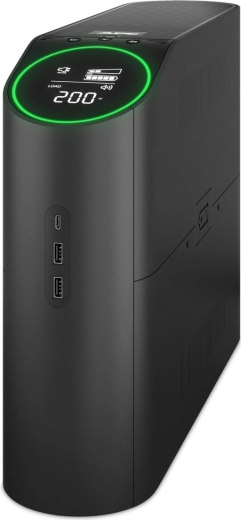 BGM2200B-GR Back-UPS Pro, 2200VA/1320W, wieżowy, 230V, 4xSchuko, 2x gniazda IEC C13, oświetlenie RGB, Czysta fala sinusoidalna, czarny